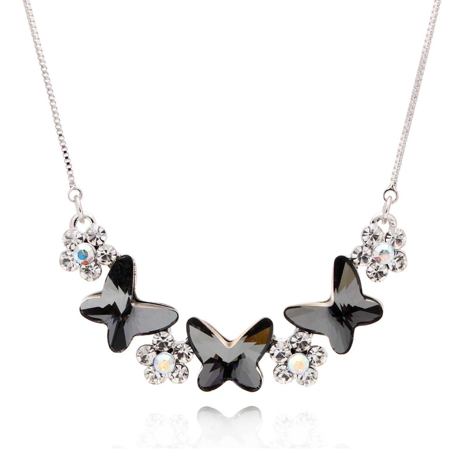 butterfly crystal necklace austrian crystal necklace butterfly crystal necklace austrian crystal necklace