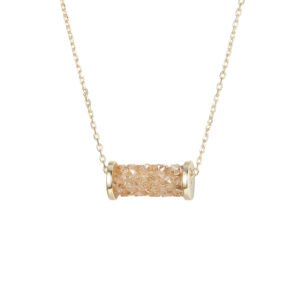 s925 sterling silver necklace for women, summer high end fashion versatile crystal pendant collarbone chain