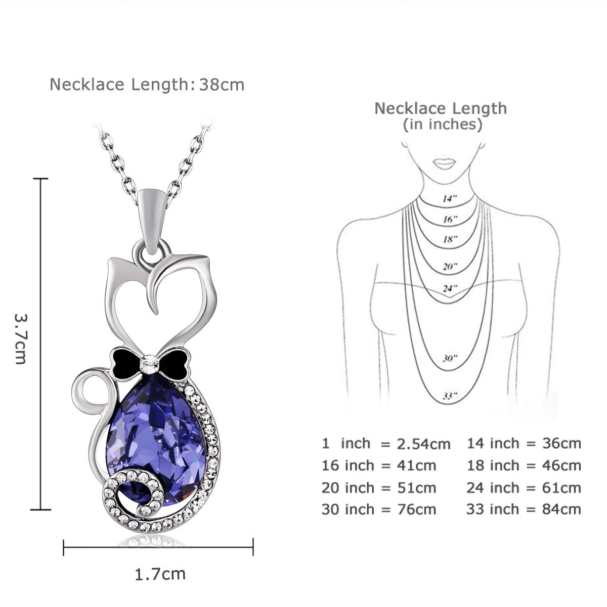 kitten crystal necklace pendant popular cartoon animal alloy choker kitten crystal necklace pendant popular cartoon animal alloy choker