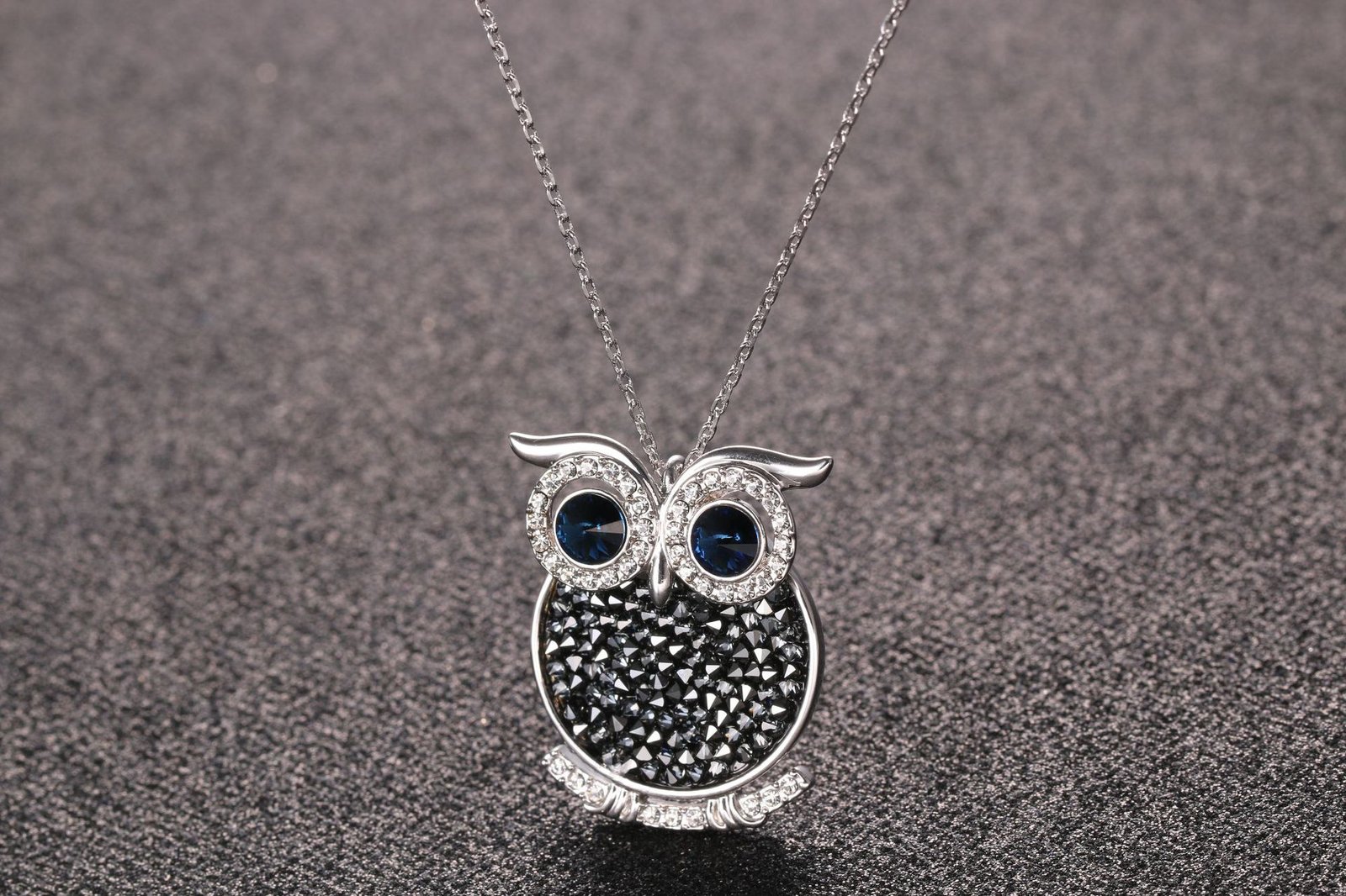 owl crystal necklace for women with micro pave full diamond animal pendant owl crystal necklace for women with micro pave full diamond animal pendant