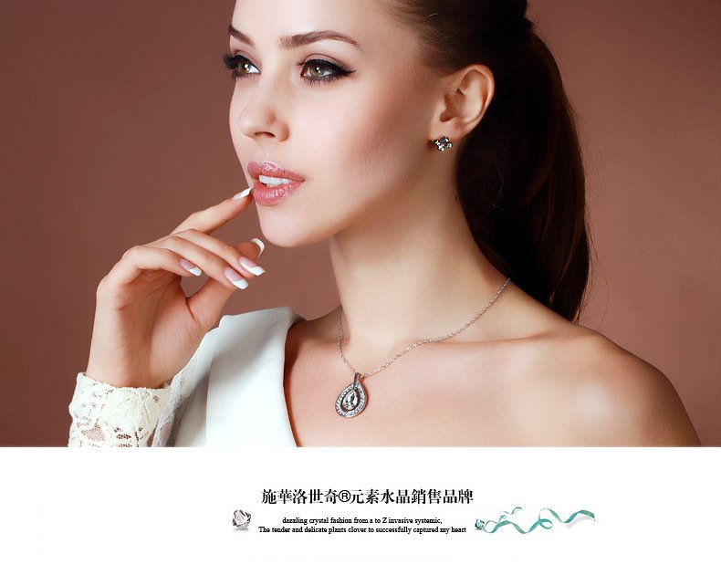 teardrop pendant necklace crystal necklace teardrop pendant necklace crystal necklace