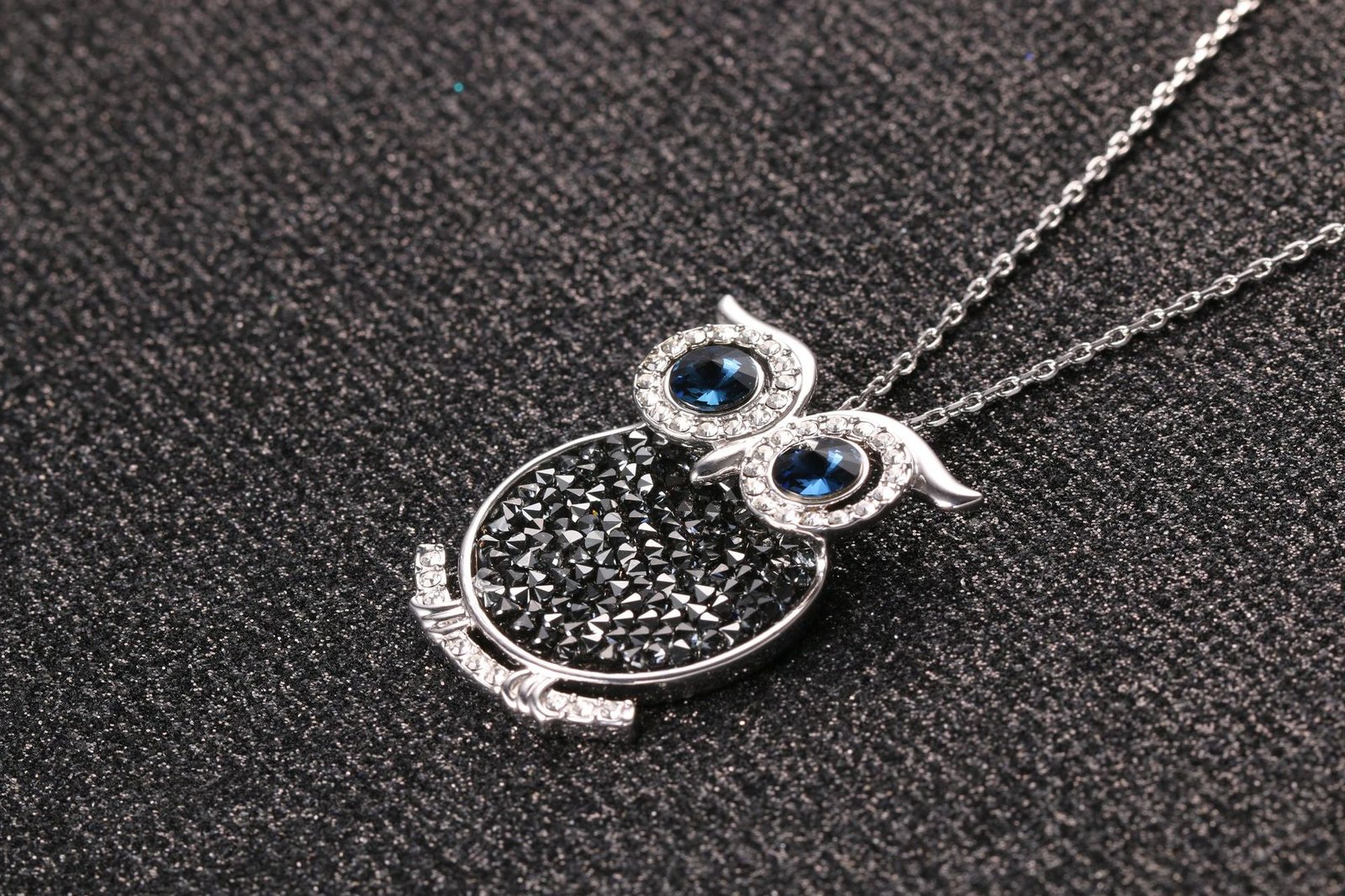 owl crystal necklace for women with micro pave full diamond animal pendant owl crystal necklace for women with micro pave full diamond animal pendant