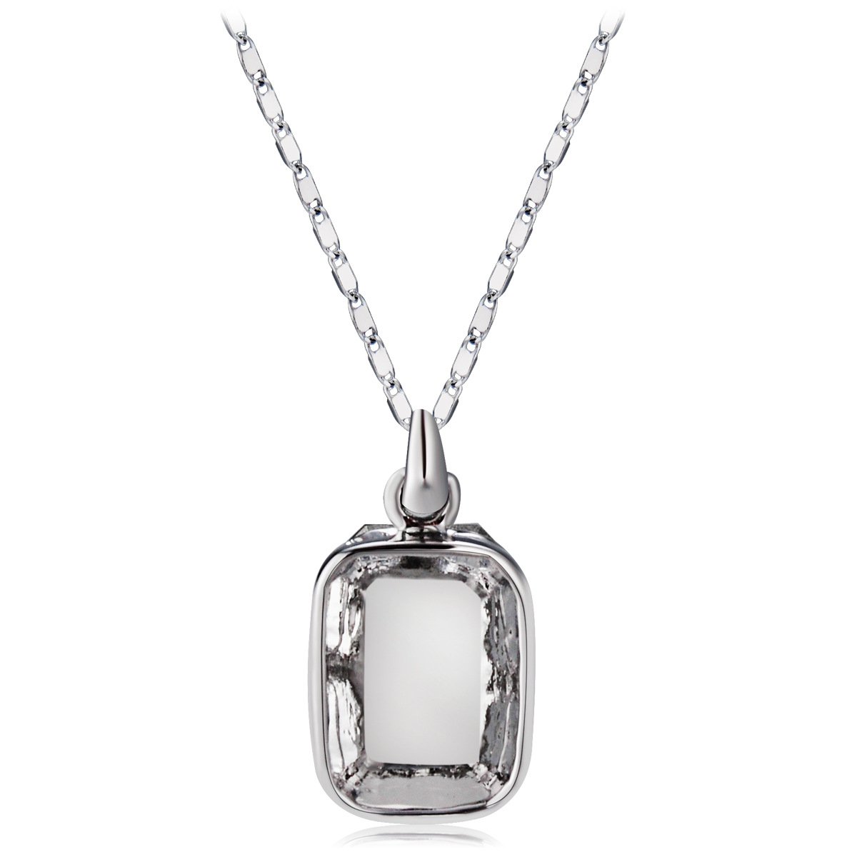 geometric square crystal necklace for women, crystal pendant necklace geometric square crystal necklace for women, crystal pendant necklace