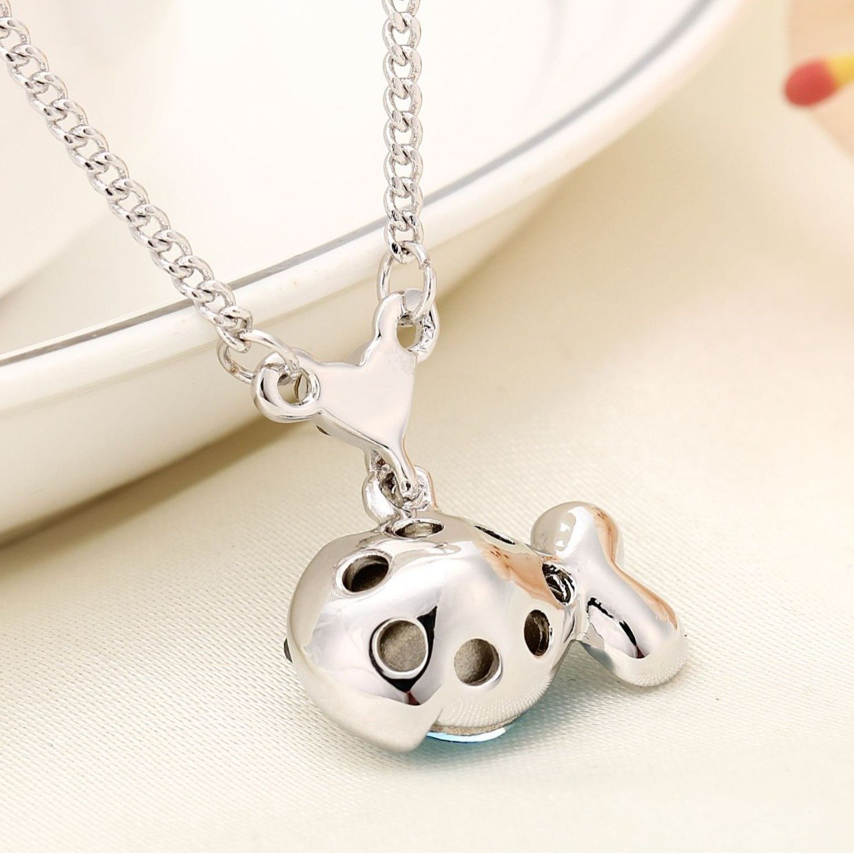 small fish crystal necklace for women, short tropical fish pendant collarbone chain small fish crystal necklace for women, short tropical fish pendant collarbone chain