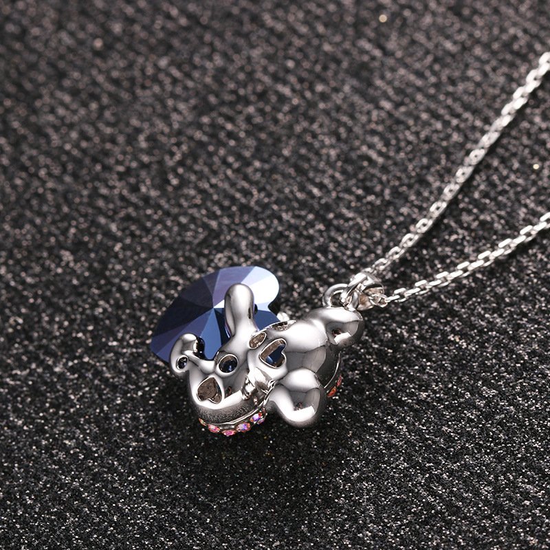 full rhinestone koala crystal necklace for women with a teddy bear hugging heart pendant necklace full rhinestone koala crystal necklace for women with a teddy bear hugging heart pendant necklace