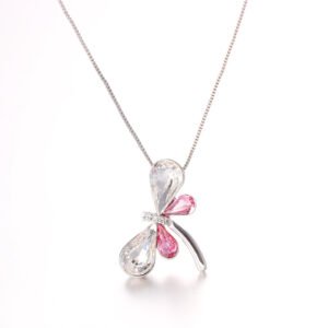 Dragonfly crystal necklace for women, European and American fashion personalised jewellery, Austrian crystal pendant