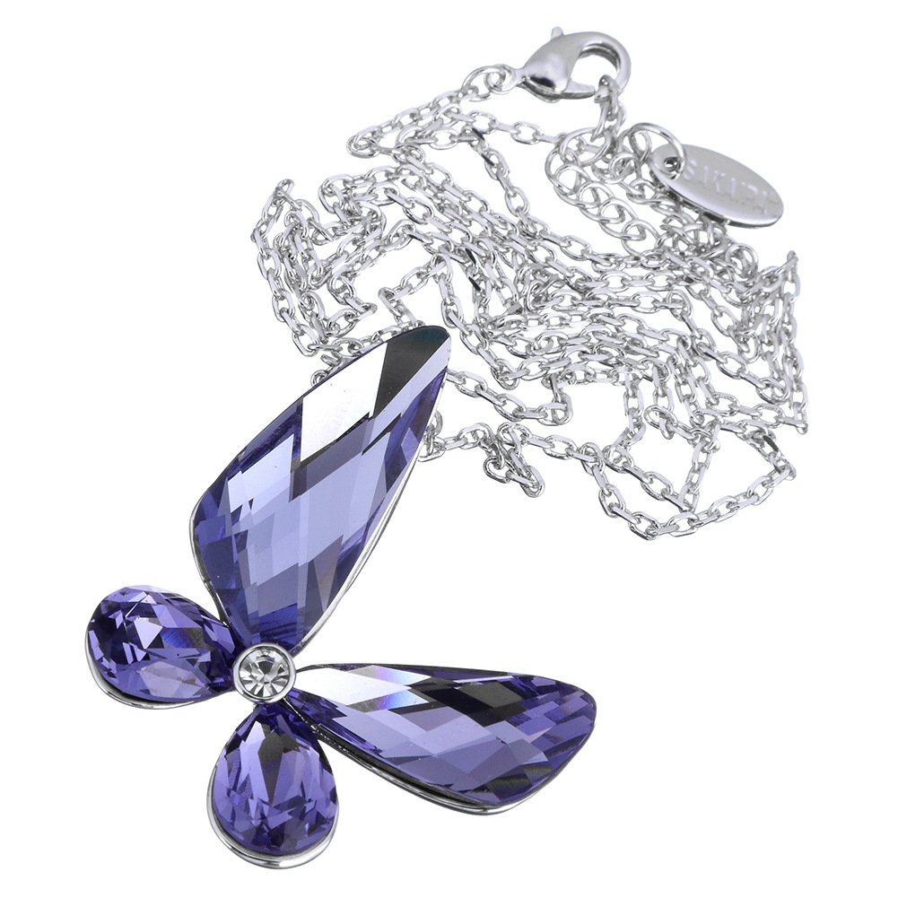 butterfly crystal pendant necklace with austrian crystal animal pendant choker butterfly crystal pendant necklace with austrian crystal animal pendant choker