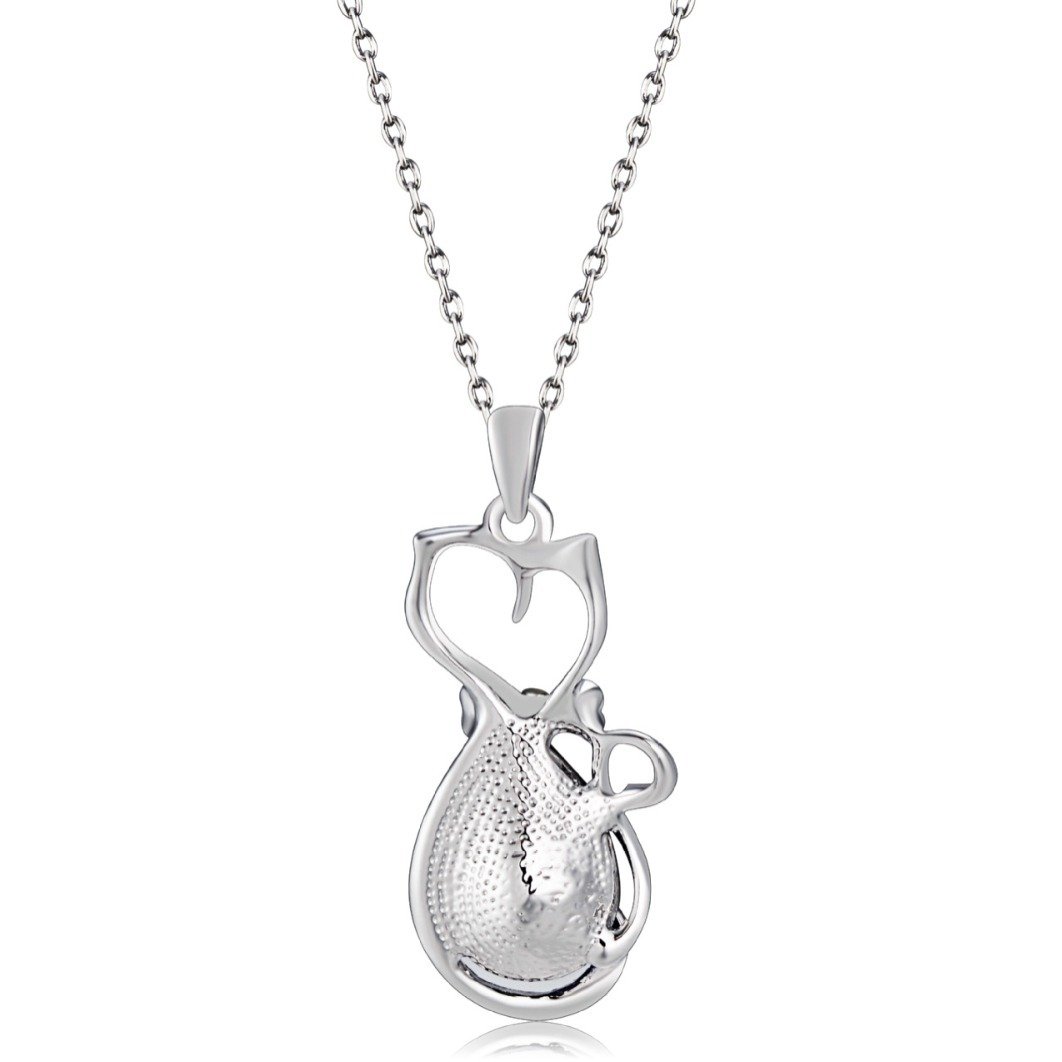 kitten crystal necklace pendant popular cartoon animal alloy choker kitten crystal necklace pendant popular cartoon animal alloy choker