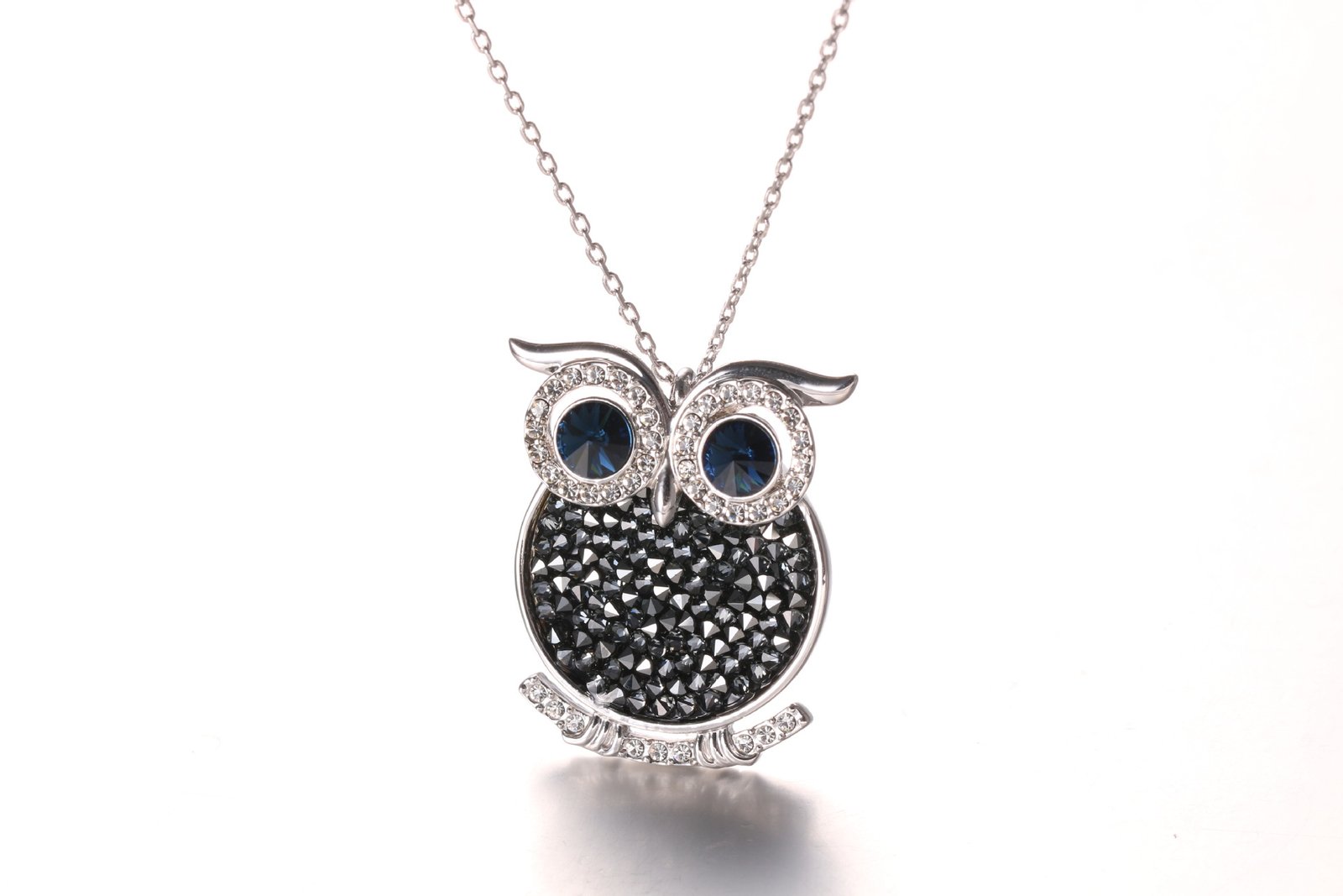 owl crystal necklace for women with micro pave full diamond animal pendant owl crystal necklace for women with micro pave full diamond animal pendant