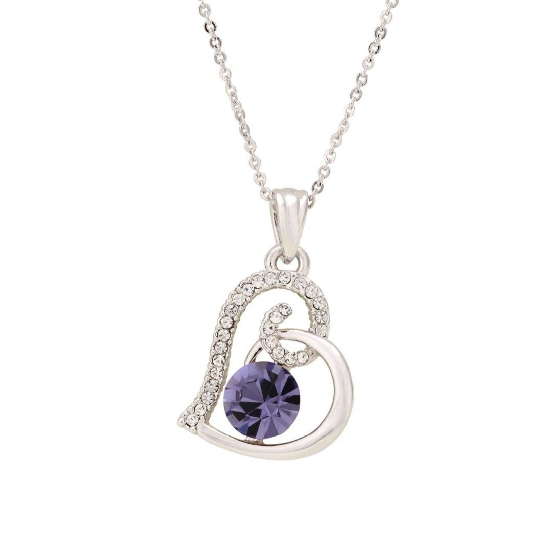 single minded hollow crystal pendant heart necklace single minded hollow crystal pendant heart necklace