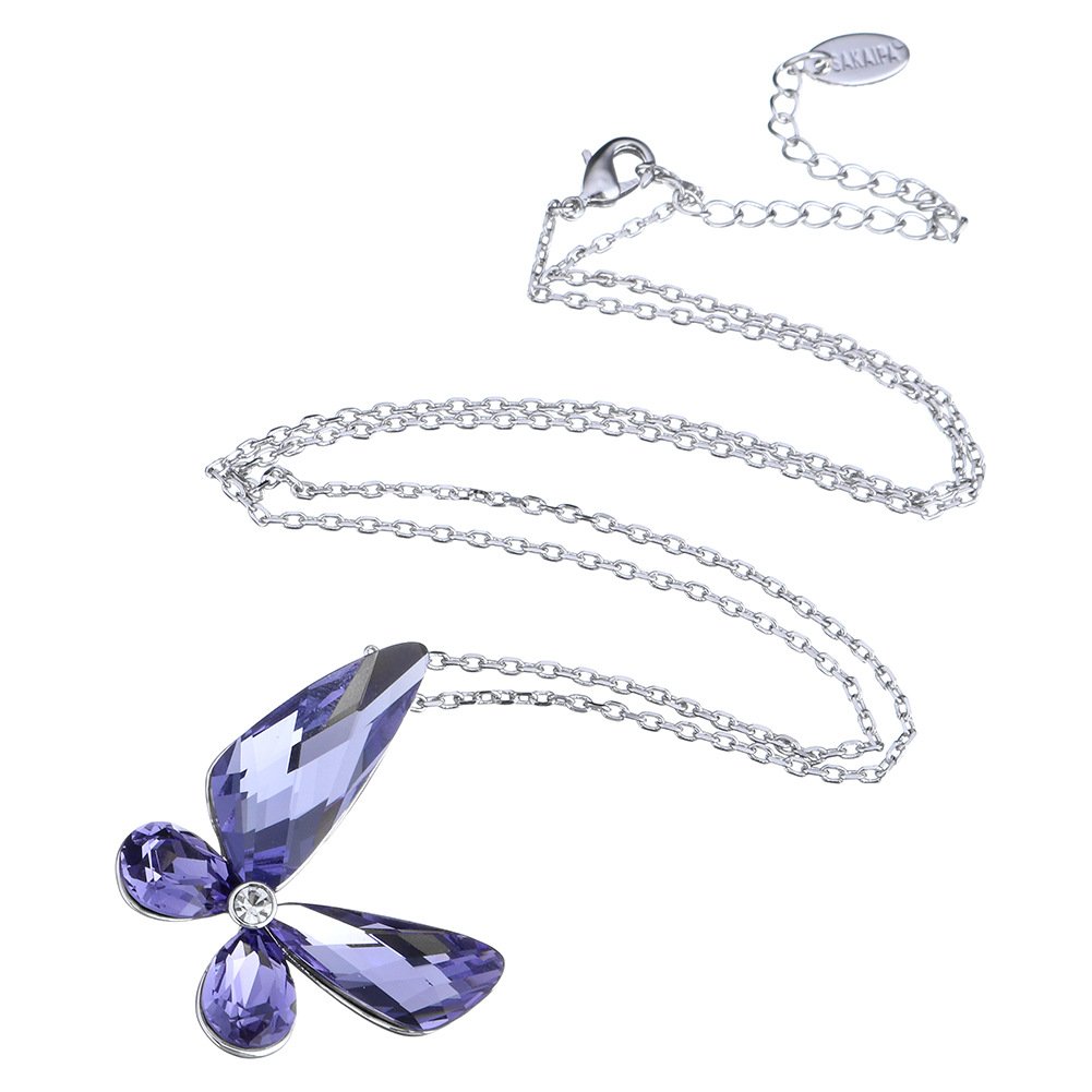 butterfly crystal pendant necklace with austrian crystal animal pendant choker butterfly crystal pendant necklace with austrian crystal animal pendant choker