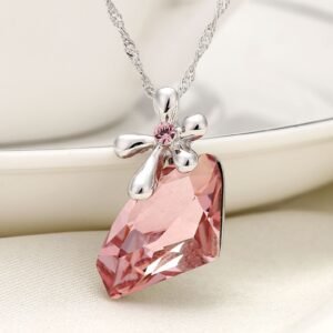 voice of love crystal necklace wish stone pendant necklace
