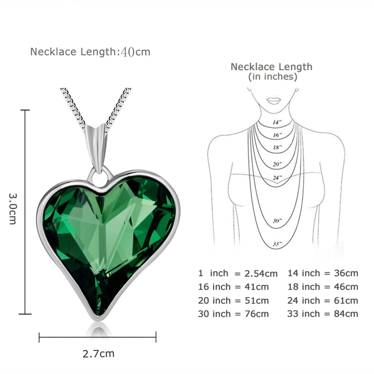 loving heart crystal necklace for women with austrian crystal collarbone chain loving heart crystal necklace for women with austrian crystal collarbone chain