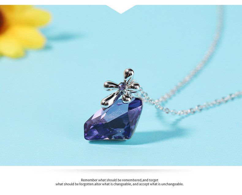 voice of love crystal necklace wish stone pendant necklace voice of love crystal necklace wish stone pendant necklace