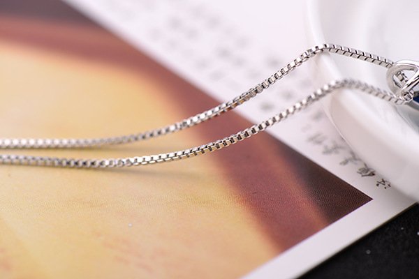 ocean heart crystal pendant necklace stylish sweet collarbone chain ocean heart crystal pendant necklace stylish sweet collarbone chain