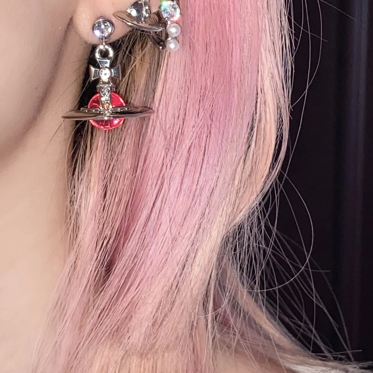 3d planet stud earrings saturn earrings for women 3d planet stud earrings saturn earrings for women