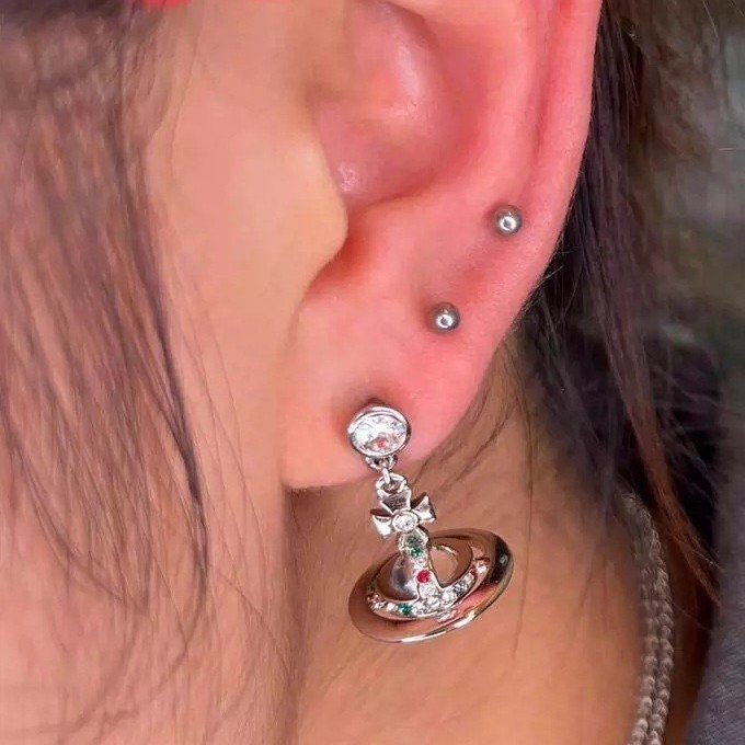 3d planet stud earrings saturn earrings for women 3d planet stud earrings saturn earrings for women