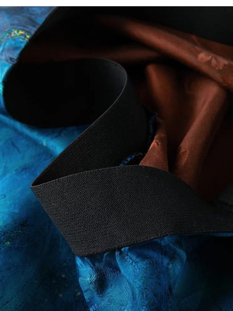 large flare silk floral organza fishtail skirt with extended bias cut, slim fit mulberry silk blue dress half skirt large flare silk floral organza fishtail skirt with extended bias cut, slim fit mulberry silk blue dress half skirt