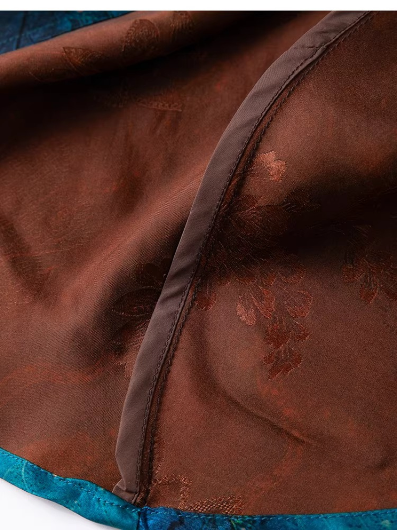 large flare silk floral organza fishtail skirt with extended bias cut, slim fit mulberry silk blue dress half skirt large flare silk floral organza fishtail skirt with extended bias cut, slim fit mulberry silk blue dress half skirt